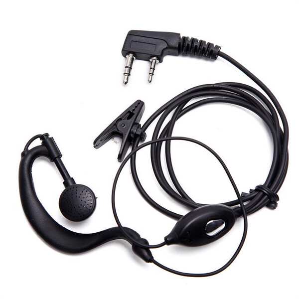 BAOFENG Pearl pair de fone de ouvido comum de linha de tecelagem de nylon de linha grosseira em fone de ouvido durável