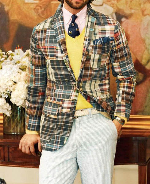 跨境外贸定制款单排两粒扣格子西装外套男士休闲修身西服上衣男