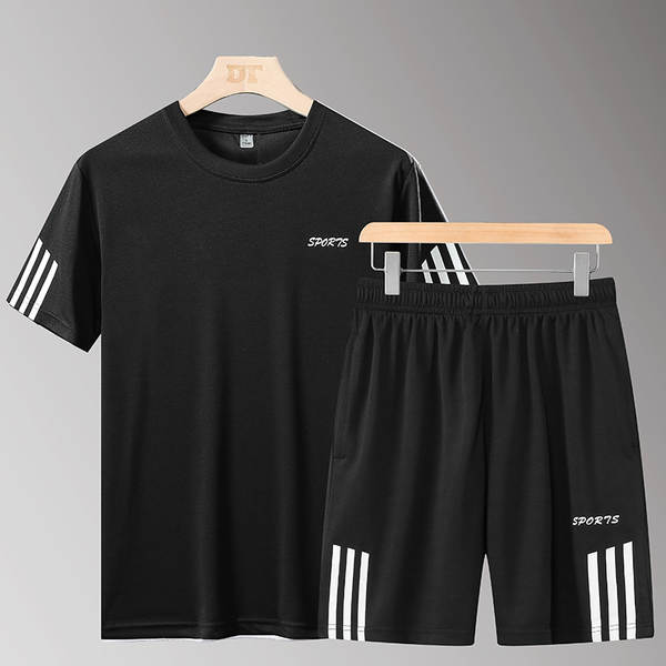 Conjunto de Camiseta e Shorts Masculinos
