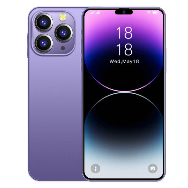 Telemóvel transfronteiriço i14 ProMax Telemóvel inteligente comércio exterior 16+1T Telemóvel de origem fábrica TK tem