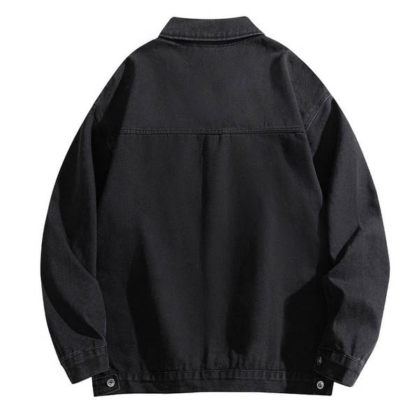 Jaqueta de couro masculina