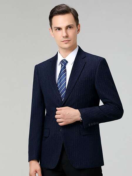 Terno de lã masculino outono inverno