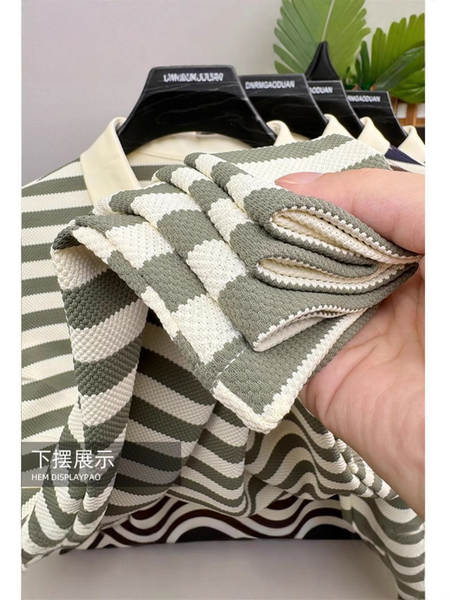 2025 Nova linha de luxo luxuoso homem de luxo pulseira curta pulseira POLO tendências de verão homens camisa de luxo