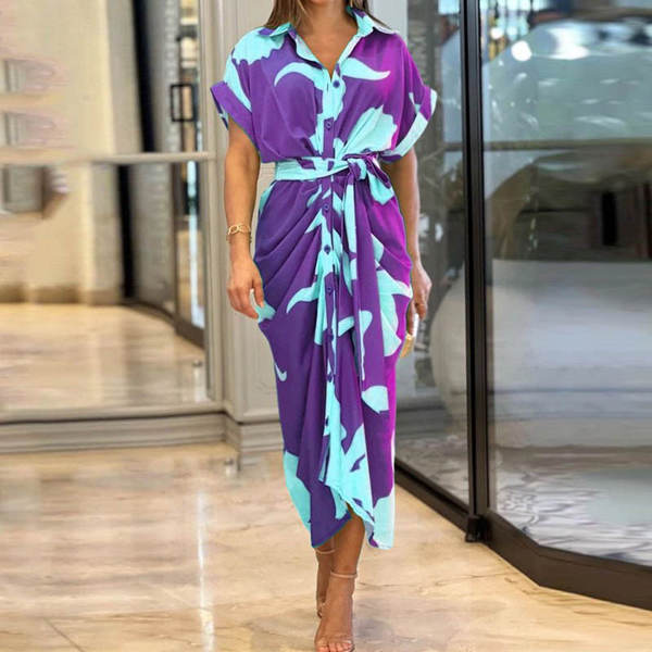 2026 Verão Novo Transfronteiriço Europeu e Americano Roupa de Mulher de Comércio Exterior Moda Elegante Coloque Coloque Coloque Coloque Coloque Coloque