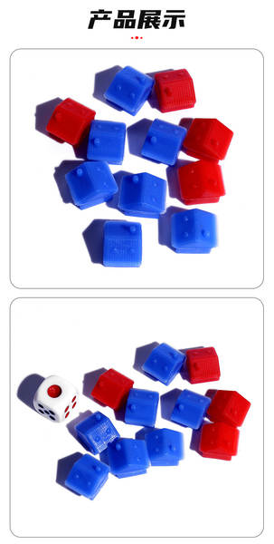 Peças de Plástico para Jogo de Tabuleiro