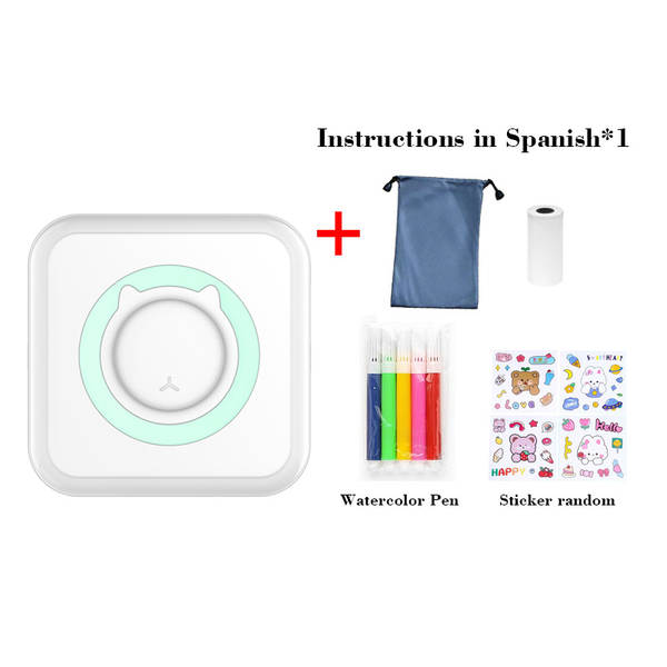 Novas impressoras transfronteiriças de origem de impressoras térmicas portáteis pequenas para estudantes de casa podem ser conectadas a telemóveis