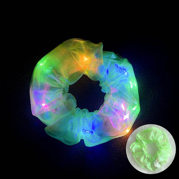 LED brilho do intestino grosso cabelo círculo di luz da noite cabelo brilho da luz da noite cabelo de cabelo da noite cabelo da fronteira cabelo