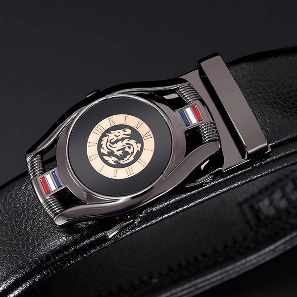 Cinto de couro masculino automático