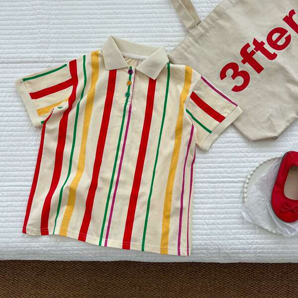 Conjunto de moletom infantil listrado
