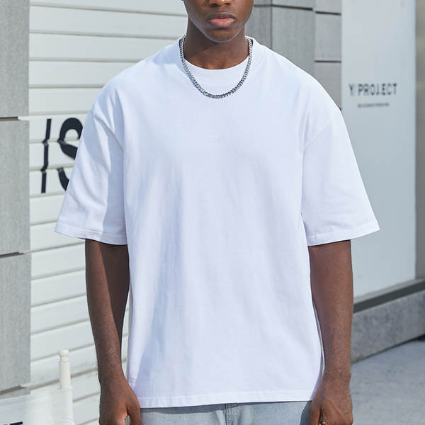 Camiseta Masculina Oversized de Algodão