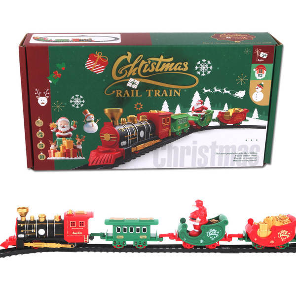 Transfronteiriço mini elétrico de Natal pequeno trem brinquedo de trem elétrico carros para crianças simulação de automóveis brinquedo comércio exterior atacado