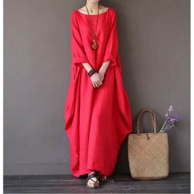 Vestido feminino simples com bainha ondulada