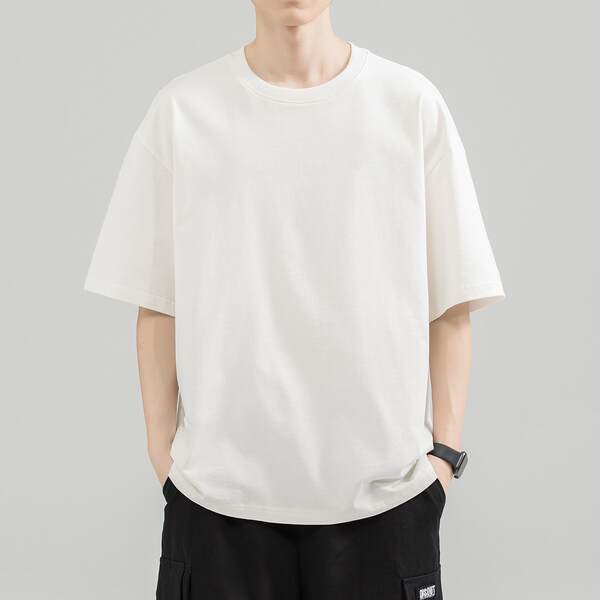Camiseta masculina de algodão