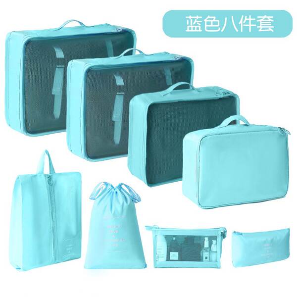 Conjunto de 7 Bolsas de Organização para Viagem