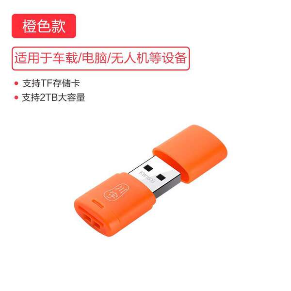 Mini USB 2.0 leitor de cartão de memória TF/Micro SD para celular com suporte para 2TB