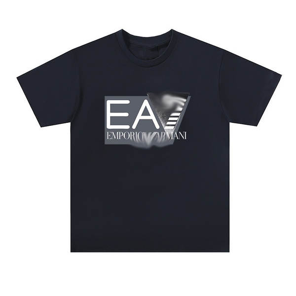 Camiseta Masculina Curta de Algodão