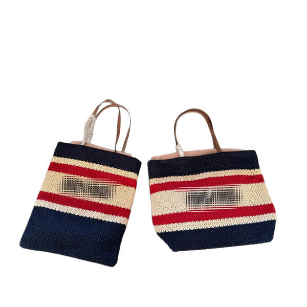 Miu Mu 25 novo saco de tecelagem de moda com centenas de linhas coloridas para o design de massa para tecelagem de areia de tofu