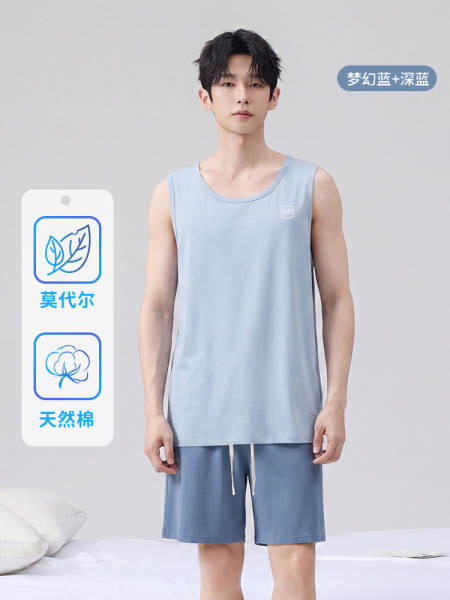Camiseta masculina de verão Modelo de casaco de algodão sem mangas 2026 Novo casaco masculino