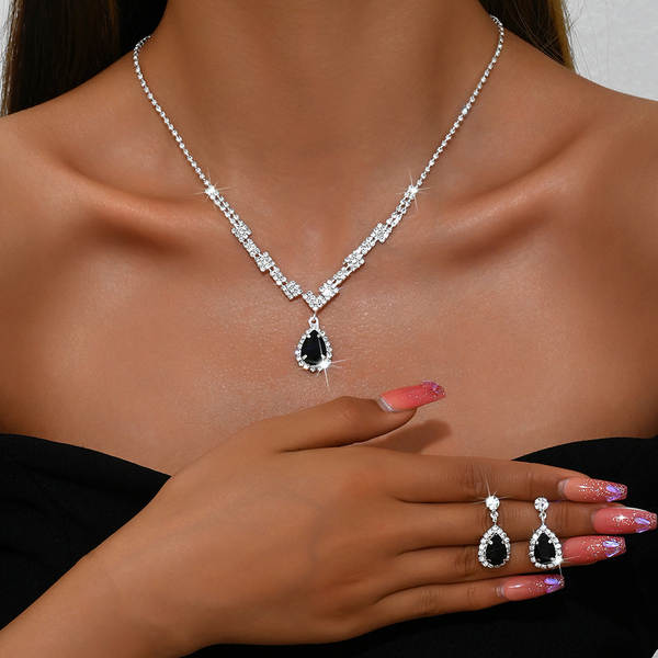 Preço especial!Joias europeias e norte-americanas de moda de alta qualidade de alta qualidade de joias de cristal