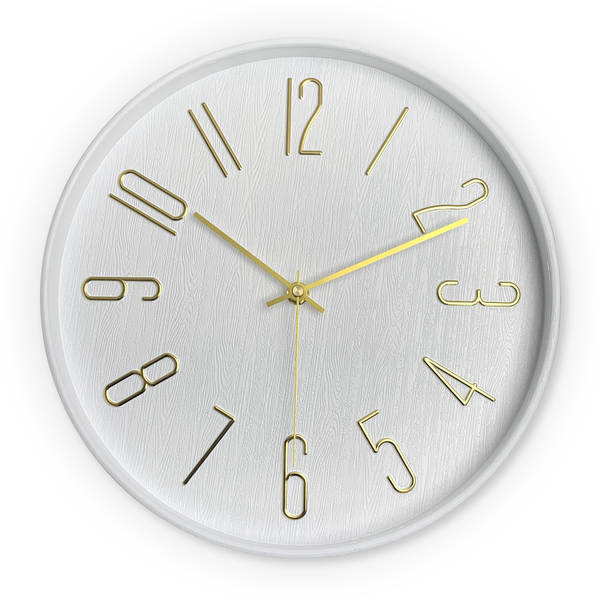 Relógio circular de 12 polegadas simples pendurar relógio sala de estar sensível avançado casa dormitório relógio pendurar decoração de parede relógio atacado
