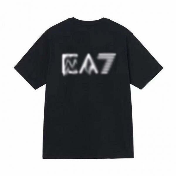 Camiseta Masculina Curta de Algodão