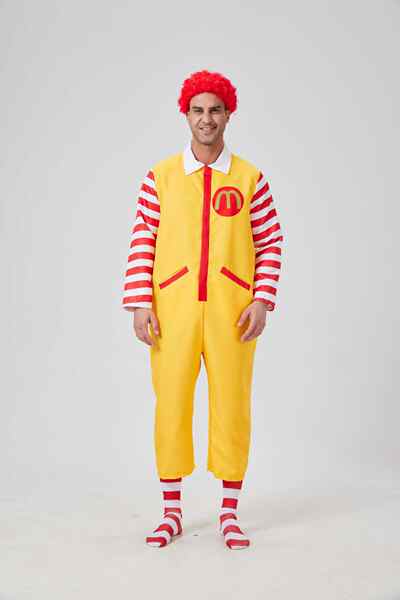 Traje de Palhaço Mac Donald para Homem