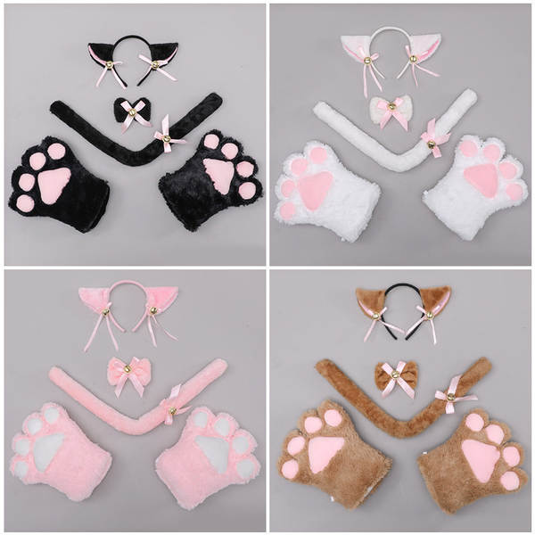 Guarda-chuva para gatos com as mãos vermelhas, gatos com as unhas vermelhas