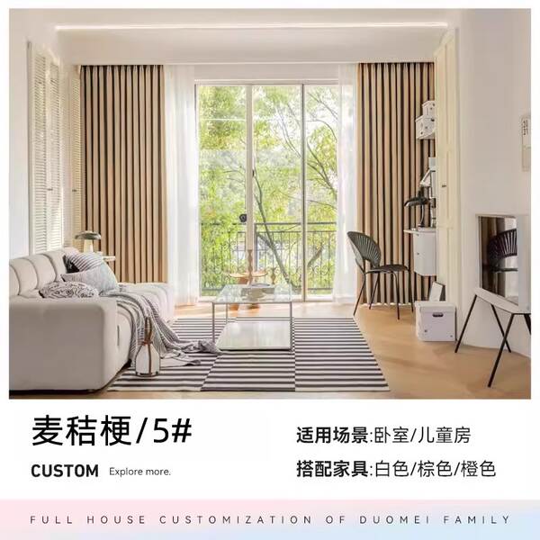 Cortinas personalizadas da ponte de Shandong 2026 Nova simples sala de estar moderna quarto francês do fabricante da Schneel