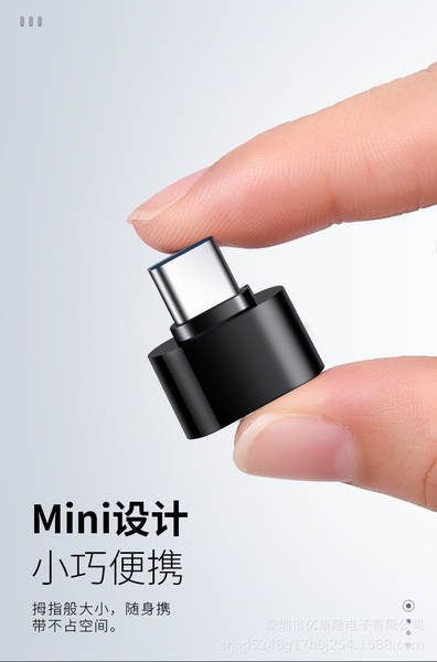 Adaptador USB para Type-C com OTG