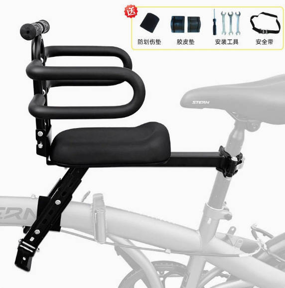 Caminhão de bicicleta de montanha pode ser dobrado bebê novo banco cadeira dianteira cadeira de criança cadeira