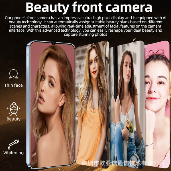 2026 Novo smartphone transfronteiriço I16PROMax Android celular de venda rápida para venda térmica na nova fábrica para atacado