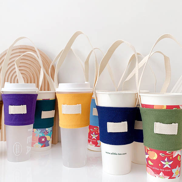 Bolsa de Tecido para Copos de Café