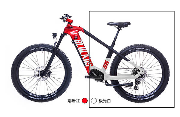 Bicicletas elétricas Lithium elétricas motores rectangulares de fibra de carbono bicicletas elétricas de montanha