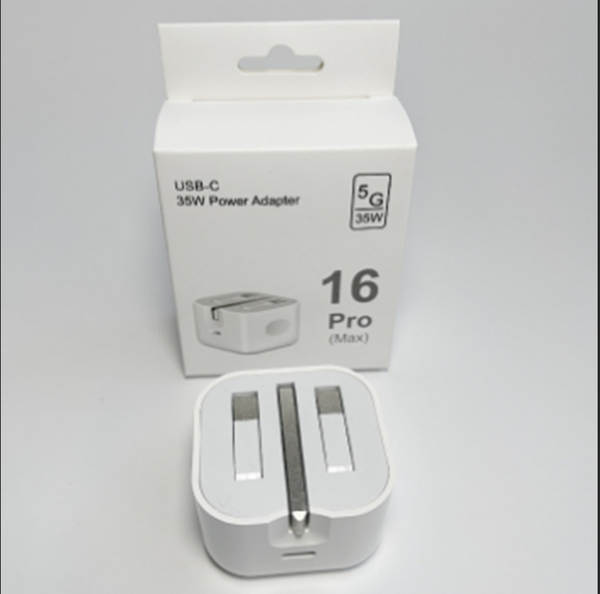 Cabeça de carregamento de celular padrão europeu pd20w para Apple 15 carregador iPad kit linha de dados pd 35w