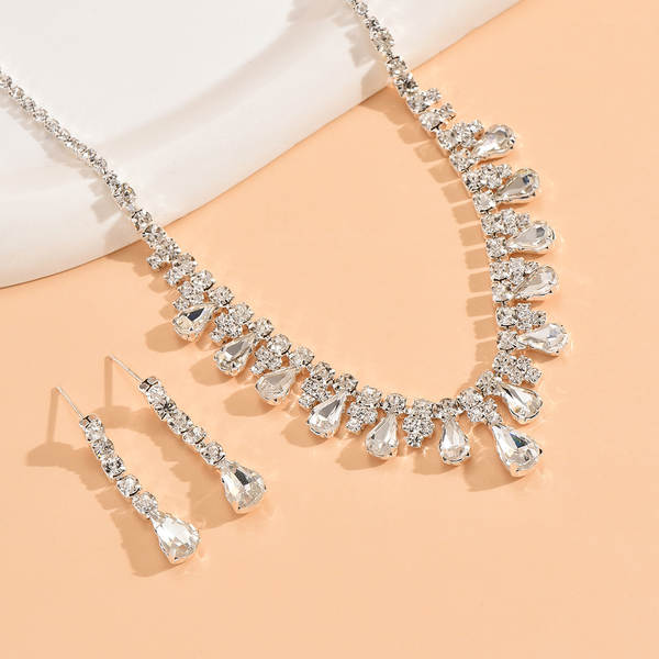 Preço especial!Joias europeias e norte-americanas de moda de alta qualidade de alta qualidade de joias de cristal