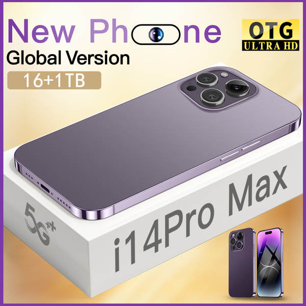 4G smartphone transfronteiriço i14promax 3+64 grande ecrã de 6,8 polegadas OTG carregamento rápido comércio exterior