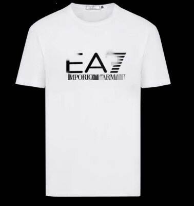 Camiseta Masculina Curta de Algodão