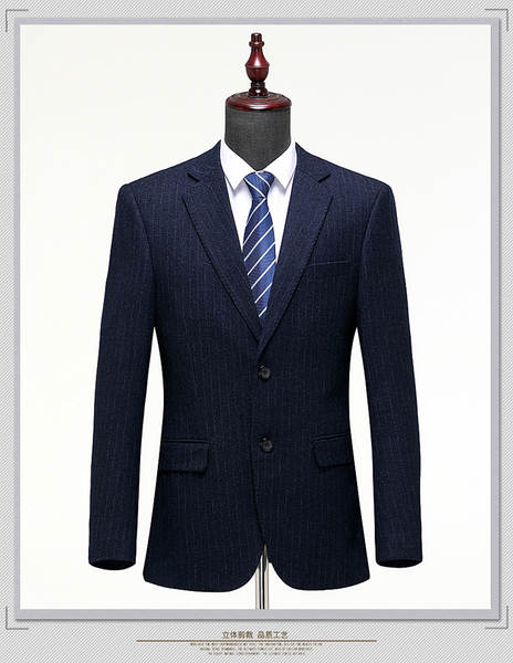 Terno de lã masculino outono inverno