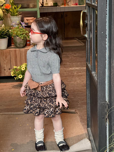 Vestido curto de verão para menina