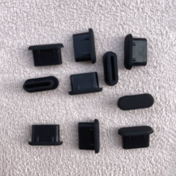 Tipec telemóvel silicone à prova de pó para Android C porta de carregamento Huawei Honor Oppo Xiaomi Vivo