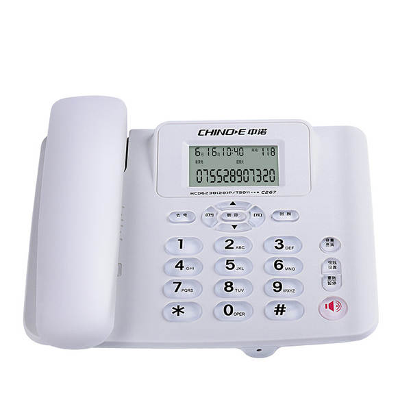 C267 telemóvel para telefone de escritório de casa sem bateria