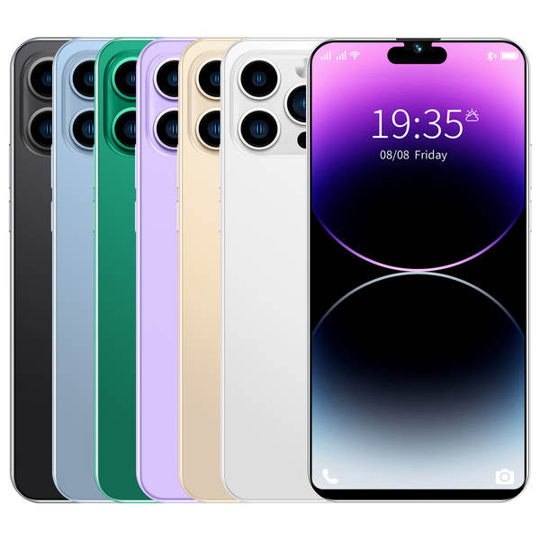 Transfronteiriço i14 ProMax smartphone de 7,3 polegadas de unidade de comércio exterior (16 + 1 TB) fabricante de origem
