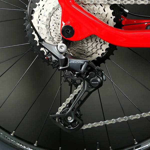 Bicicleta de Montanha Elétrica Carbono