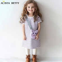 26 verão novo T-shirt menina amor arco-íris impressão crianças roupa esportiva de algodão bebê corda curta luva roupa