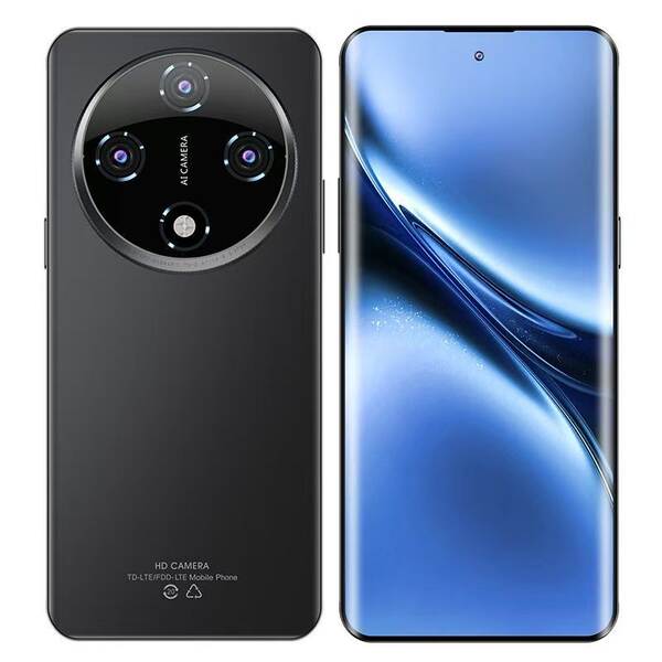 Novo X200Pro inteligente de tela curva 7.9 celular 512G grande memória 5G celular de rede completa para transmissão ao vivo