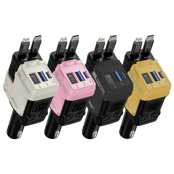Aplicável ao carregador de carro da Huawei para celular com suporte ao protocolo de 120W Super Carregador Rápido Escondido