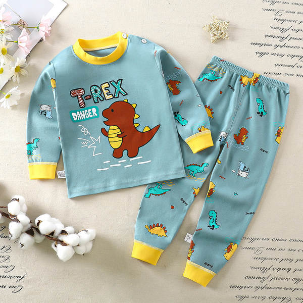 Conjunto de pijama de algodão para crianças