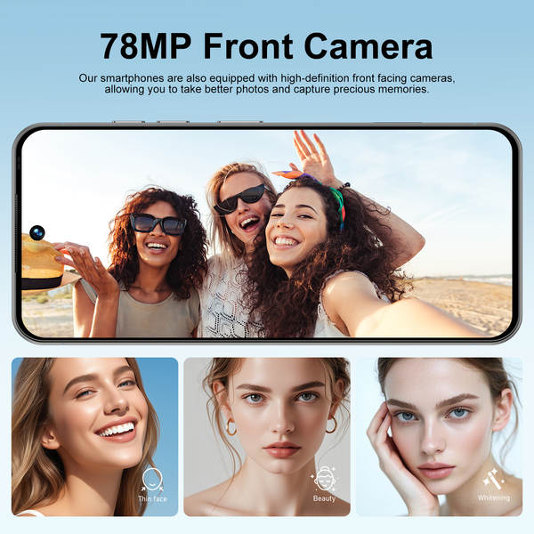 Novo i17Pro max celular transfronteiriço global versão 5g grande ecrã Android smartphone 12+512 celular de comércio exterior