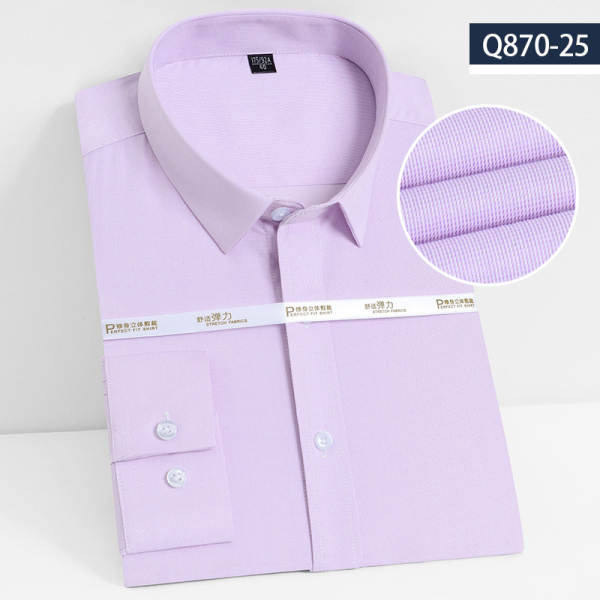 Camisa de bambu masculina longa manga