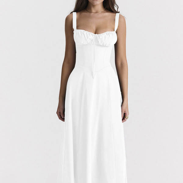 2026 Verão Novo Transfronteiriço Europeu e Americano Roupa de Mulher de Comércio Exterior Roupa de Mulher Francesa de vestido sem mangas